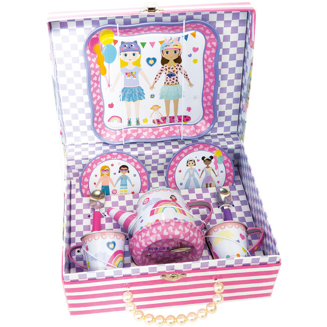 9 Piece Musical Tea Set - Best Friends - Play Kits - 4