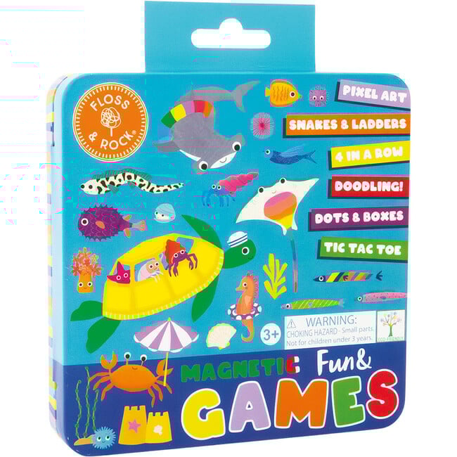 Magnetic Fun & Games Tin - Ocean