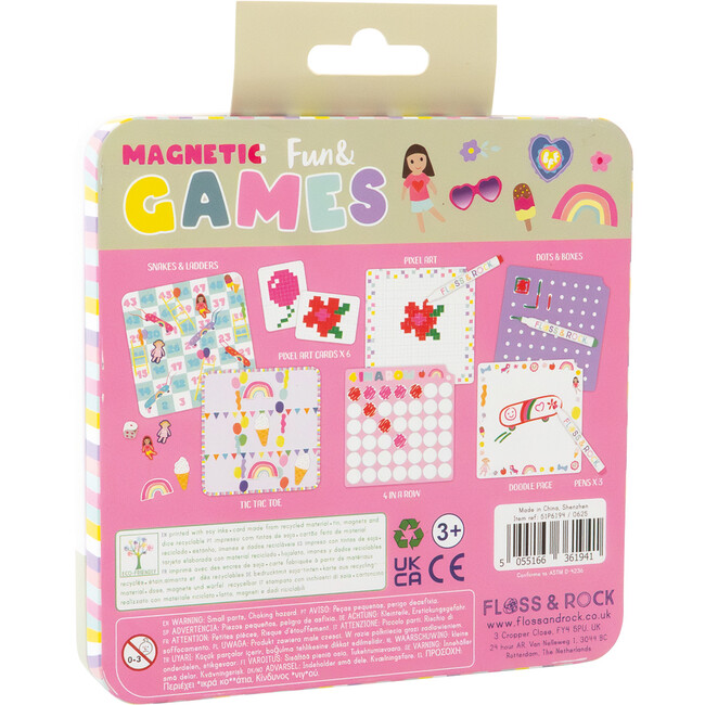 Magnetic Fun & Games Tin - Best Friends - Play Kits - 3
