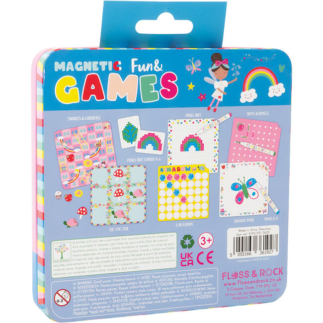 Magnetic Fun & Games Tin - Rainbow Fairy - Play Kits - 3