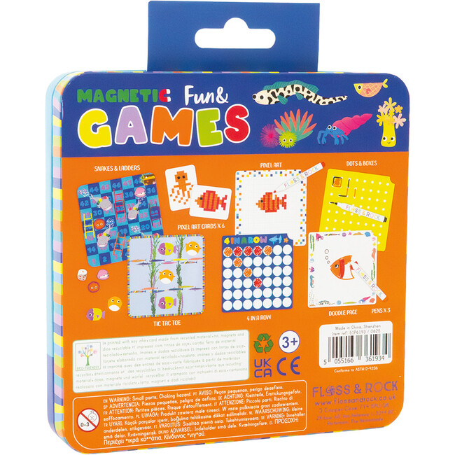 Magnetic Fun & Games Tin - Ocean - Play Kits - 3