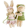 Golf Bear and Pickleball Bunny Plush Toy Baby Gift Set Organic Cotton - Plush - 1 - thumbnail