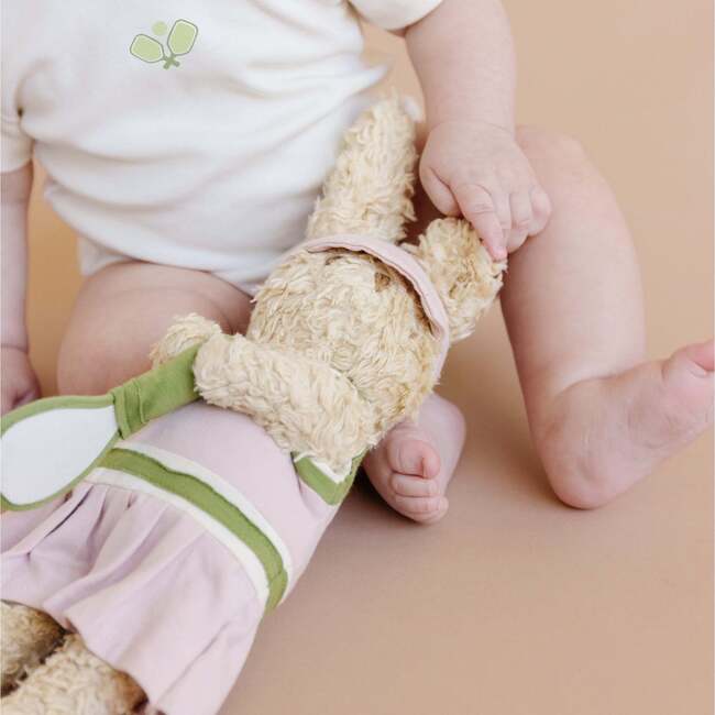 Golf Bear and Pickleball Bunny Plush Toy Baby Gift Set Organic Cotton - Plush - 2