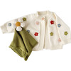 Cotton Flower Cardigan and Lovey - Cardigans - 1 - thumbnail