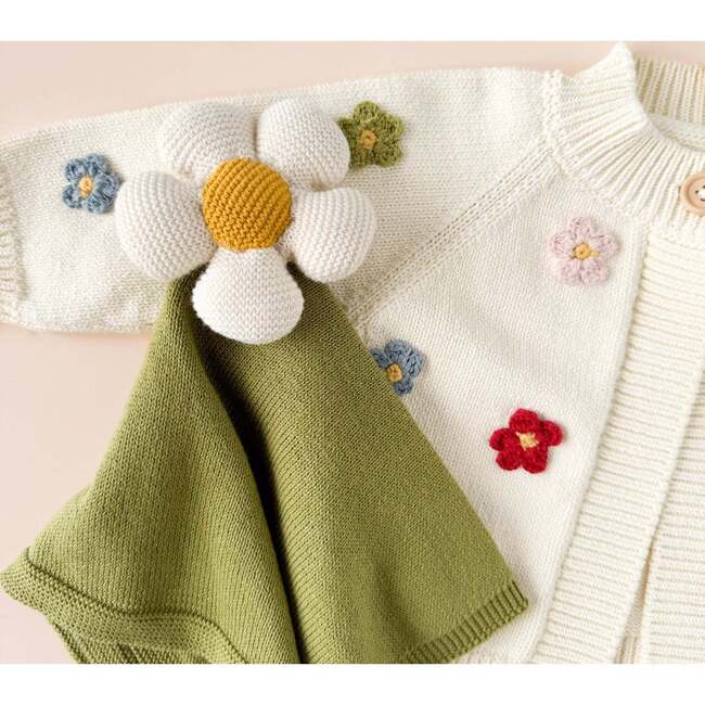 Cotton Flower Cardigan and Lovey - Cardigans - 3