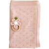 Blush Pique Baby Blanket Pink Flower Rattle Gift Set - Mixed Gift Set - 1 - thumbnail