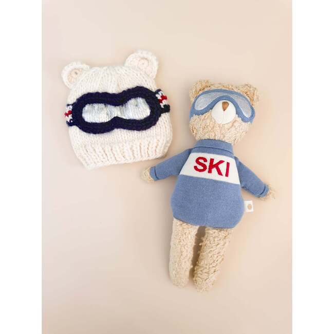 Bear Ski Goggles Hat and Plush Toy - Mixed Accessories Set - 2
