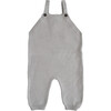 Organic Cotton Baby Gift Overalls, Grey - Overalls - 1 - thumbnail