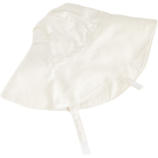 Wide-brim Sunhat, White - Hats - 1
