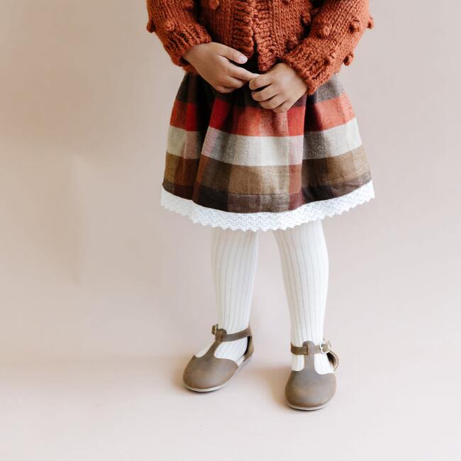 Cotton Tights, Oat - Tights - 2
