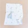 Star Moon Blanket Bunny Lovey Grey Toy Baby Gift Set Organic Cotton - Blankets - 4