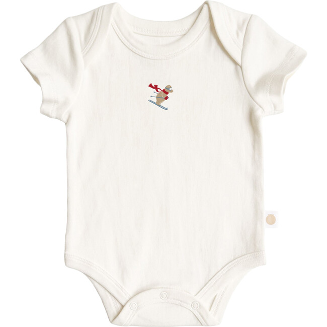 Baby Onesie, Ski Bear