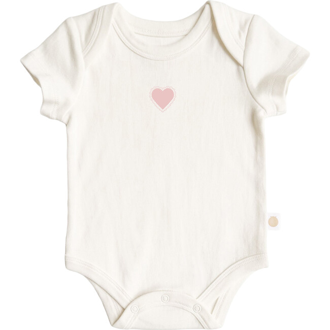 Baby Onesie, Pink Heart - Onesies - 1
