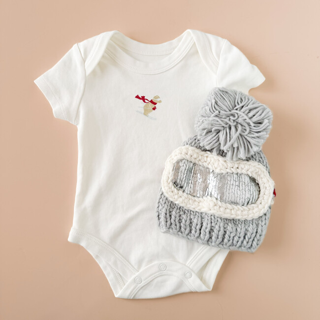 Baby Onesie, Ski Bear