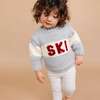 Baby Ski Sweater, Bowie Grey - Sweaters - 3 - thumbnail