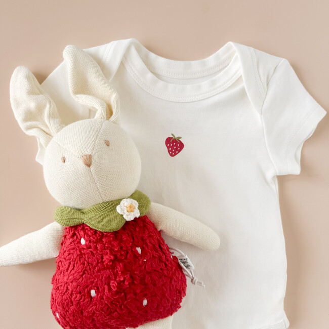 Baby Onesie, Red Strawberry - Onesies - 3