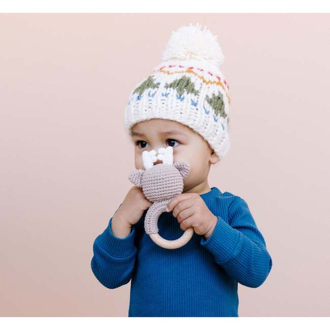 Tree Fair Isle Pattern Knit Hat