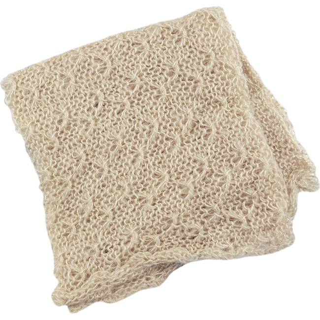 Mohair Wrap, Tan - Other Accessories - 1
