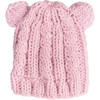Julian Cable Bear, Pink - Hats - 1 - thumbnail