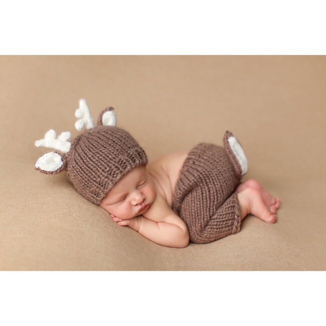 Hartley Deer Newborn Set, Brown