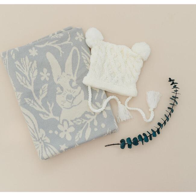 Organic Cotton Blanket, Bunny - Blankets - 5