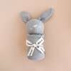 Bailey Bunny Baby Lovey Cuddle Cloth Blanket Toy Gift, Grey - Plush - 2 - thumbnail