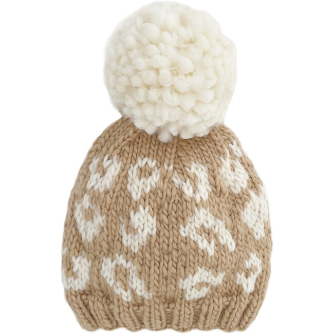 Cheetah Hat, Latte/Cream