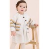 Rainbow Stripe Cardigan, Pastel - Cardigans - 3