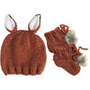 Fox Hat and Booties Set, Cinnamon - Costume Accessories - 1 - thumbnail
