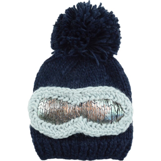 Ski Goggles, Navy - Hats - 1