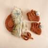 Lion Hat and Booties Set, Cinnamon - Costume Accessories - 2