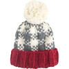 Buffalo Check Hat, Red - Hats - 1 - thumbnail