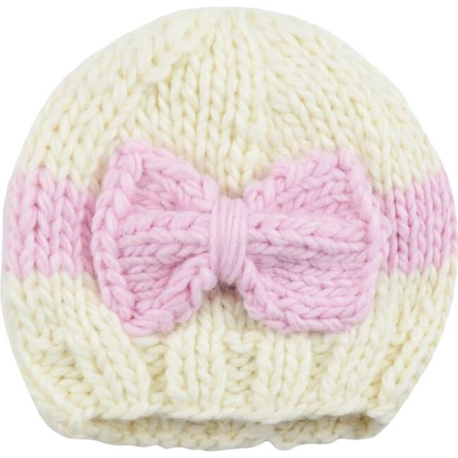 Sabrina Bow, Cream with Pink