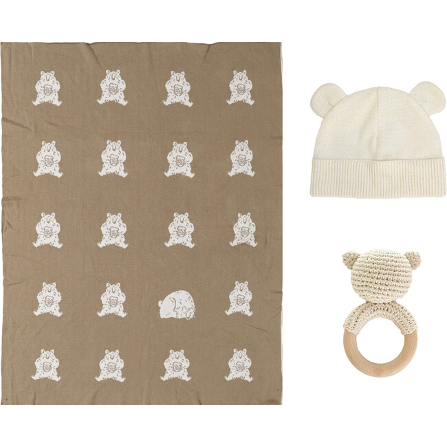Honey Bear Baby Gift Set - Blankets - 4