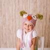 Otis Owl Knit Hat, Pink - Hats - 3
