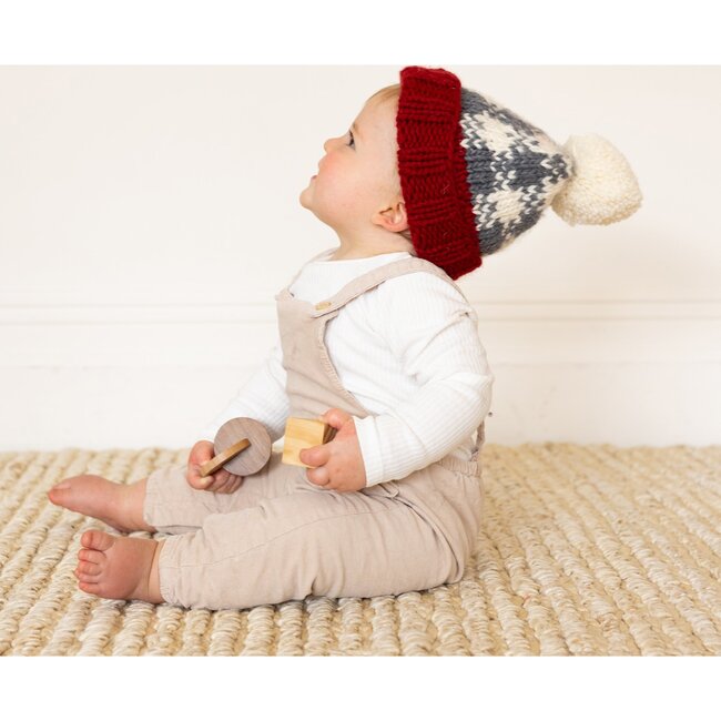 Buffalo Check Hat, Red - Hats - 4