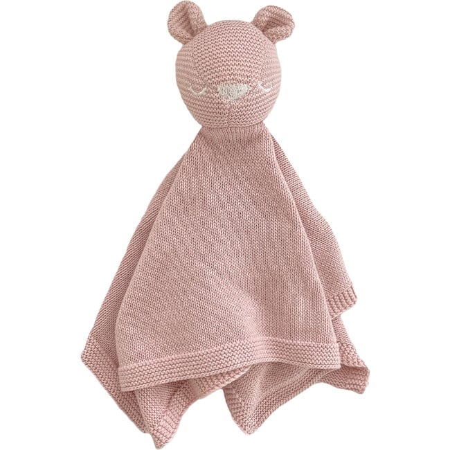 Harper Bear Baby Lovey Cuddle Cloth Blanket Toy Gift, Blush Pink