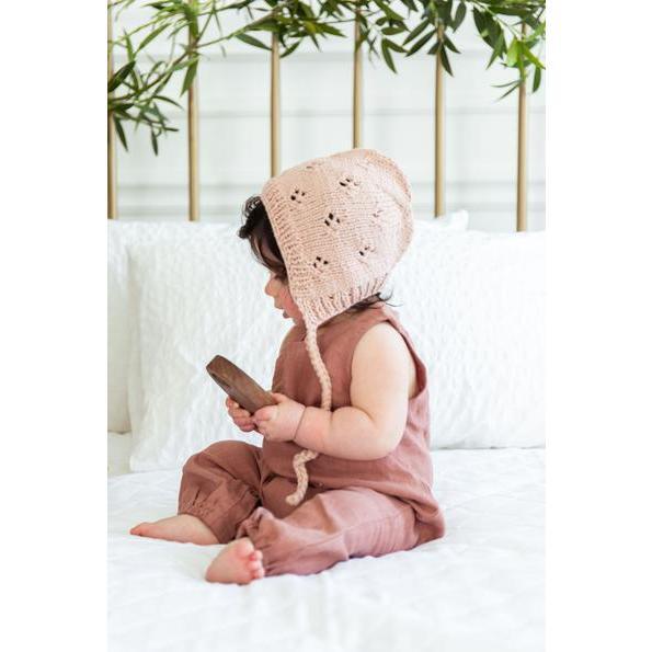 Lily Bonnet, Pink - Hats - 2