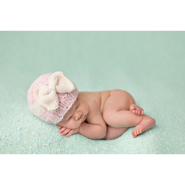 Sabrina Bow, Pink and Cream - Hats - 2