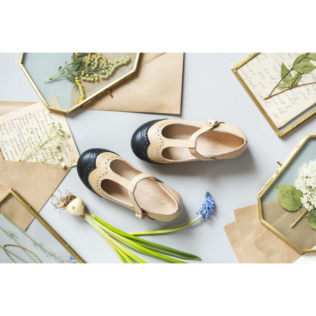 Kathryn T-Strap, Beige - T-Straps - 4