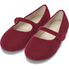 Elin Velvet Mary Janes, Red - Mary Janes - 2