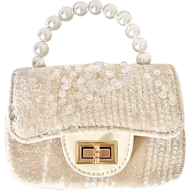 Ivory Sequins Little Lady Purse - Bags - 1