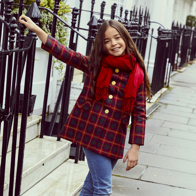 Islington Coat, Robin Tartan - Wool Coats - 2