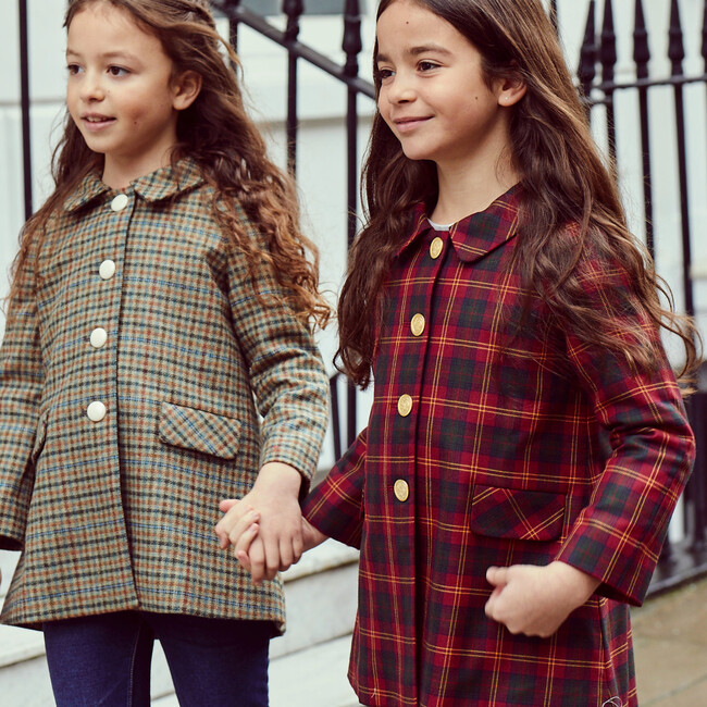 Islington Coat, Robin Tartan - Wool Coats - 4