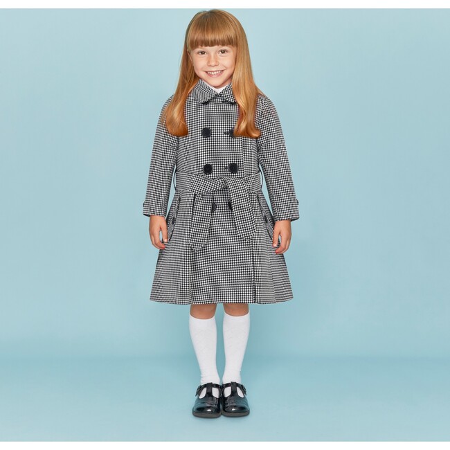 Mayfair Coat, Houndstooth - Wool Coats - 2
