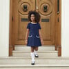 Kensington Girls Dress, Nautical Blue - Dresses - 2 - thumbnail