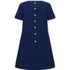 Kensington Girls Dress, Nautical Blue - Dresses - 6 - thumbnail