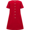 Kensington Girls Dress, Pillar Box Red - Dresses - 6