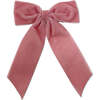 Big Velvet Bow, Pink - Hair Accessories - 1 - thumbnail