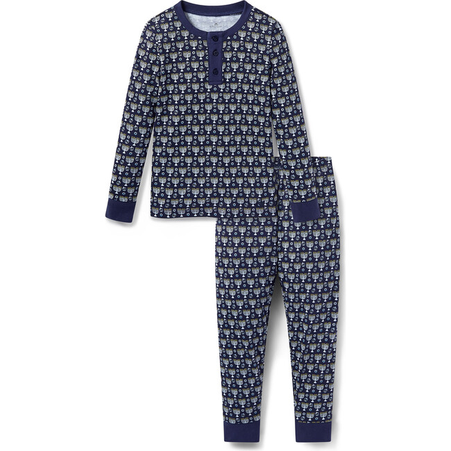 Kids Pima Snug Fit Pajama in Festival of Lights